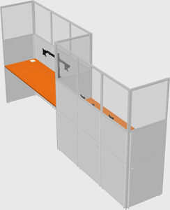Rectangular cubicles