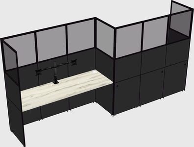 Rectangular cubicles