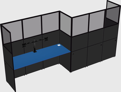 Rectangular cubicles