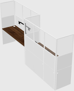 Rectangular cubicles