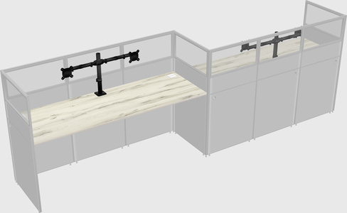 Rectangular cubicles