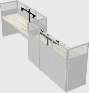 Rectangular cubicles