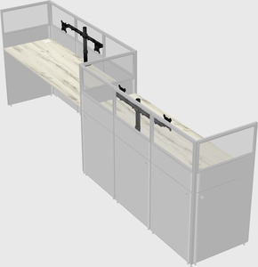 Rectangular cubicles