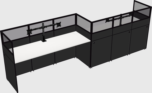 Rectangular cubicles