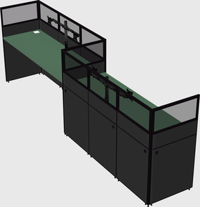 Rectangular cubicles