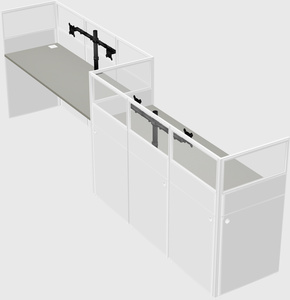 Rectangular cubicles
