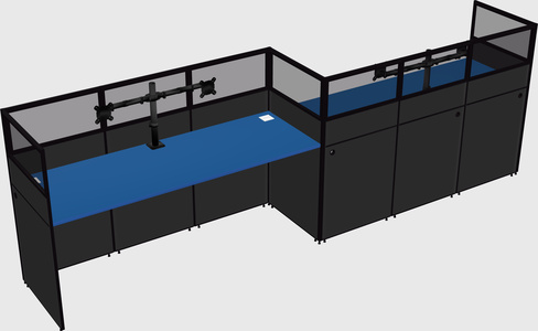 Rectangular cubicles