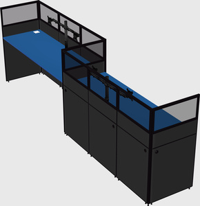 Rectangular cubicles