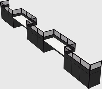 Rectangular cubicles