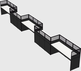 Rectangular cubicles