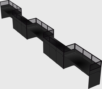 Rectangular cubicles