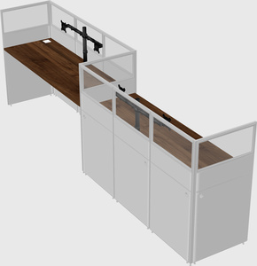 Rectangular cubicles