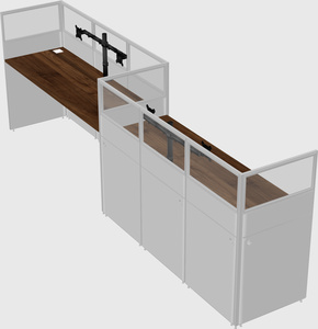 Rectangular cubicles