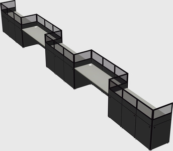 Rectangular cubicles