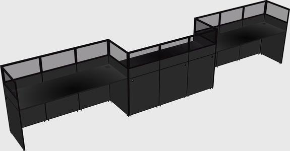 Rectangular cubicles