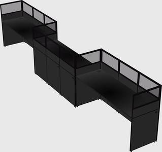 Rectangular cubicles