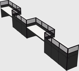 Rectangular cubicles