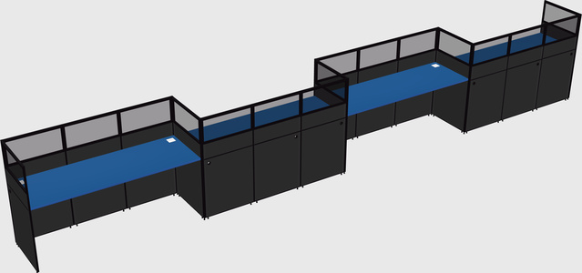 Rectangular cubicles