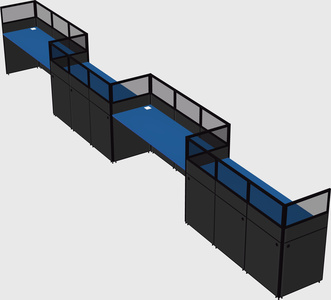 Rectangular cubicles