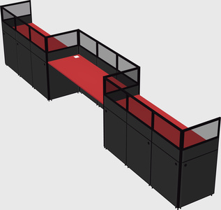 Rectangular cubicles