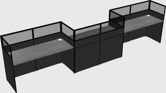 Rectangular cubicles