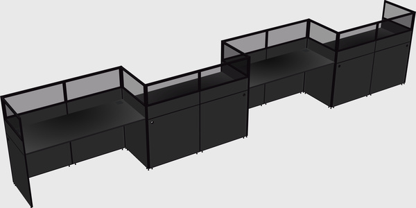 Cabines rectangulaires