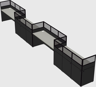 Cabines rectangulaires