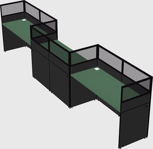 Rectangular cubicles