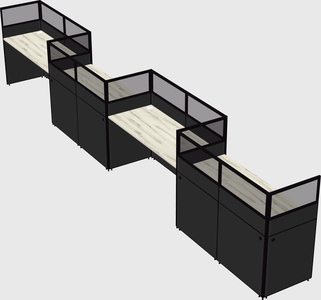 Rectangular cubicles