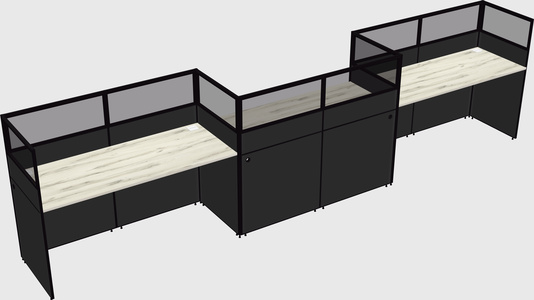 Rectangular cubicles