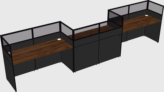 Rectangular cubicles