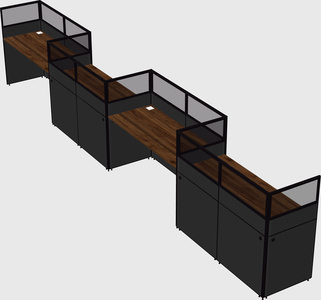 Rectangular cubicles