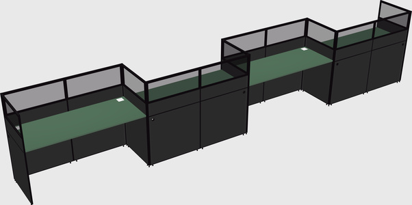 Rectangular cubicles