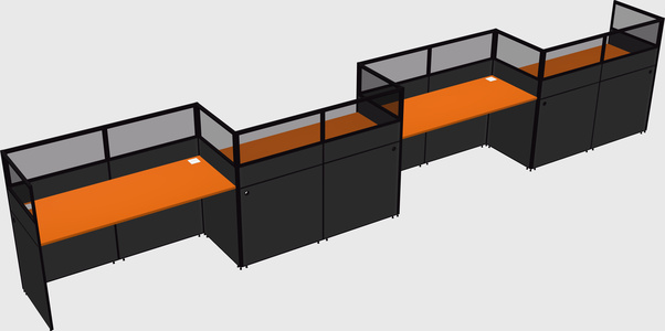 Rectangular cubicles