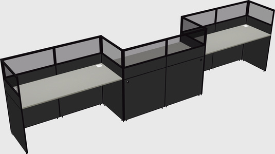 Rectangular cubicles