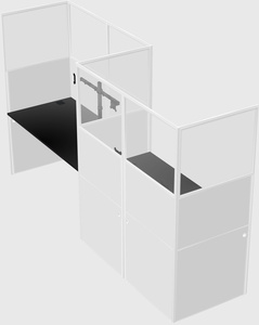 Rectangular cubicles