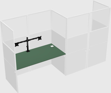Rectangular cubicles