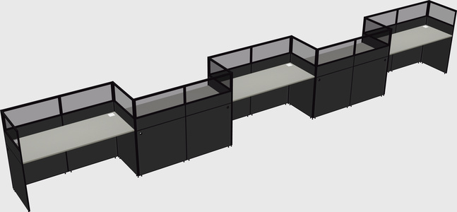 Rectangular cubicles