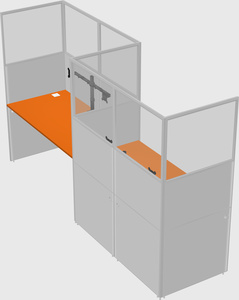 Rectangular cubicles
