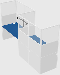 Rectangular cubicles