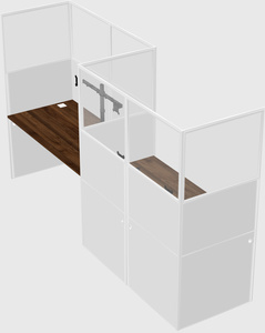 Rectangular cubicles