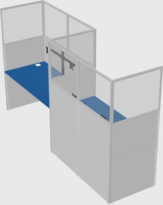 Rectangular cubicles