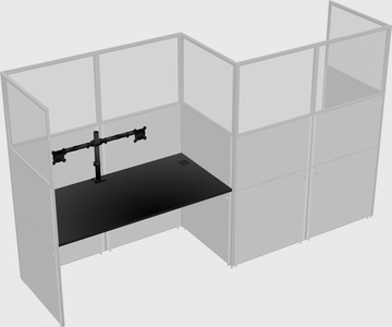 Rectangular cubicles