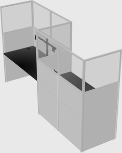 Rectangular cubicles