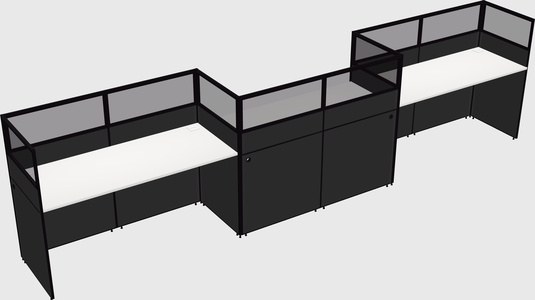 Rectangular cubicles