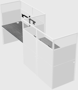 Rectangular cubicles