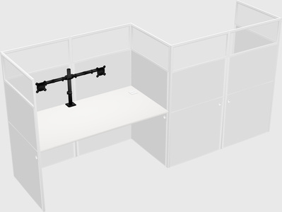 Rectangular cubicles