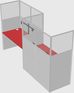 Rectangular cubicles
