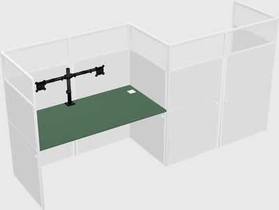 Rectangular cubicles