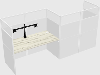 Rectangular cubicles